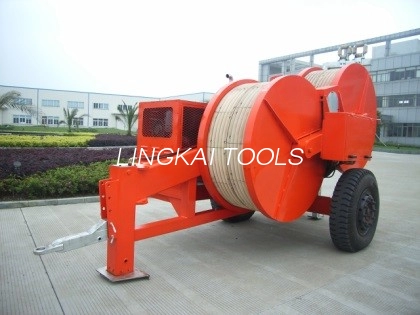 Máy căng dây thủy lực trên cao 4850kg Máy căng dây động cơ diesel