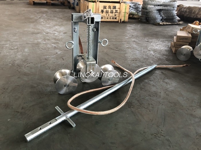 Ròng rọc dây nối đất dây dẫn cho khối dây nối đất Ròng rọc nối đất