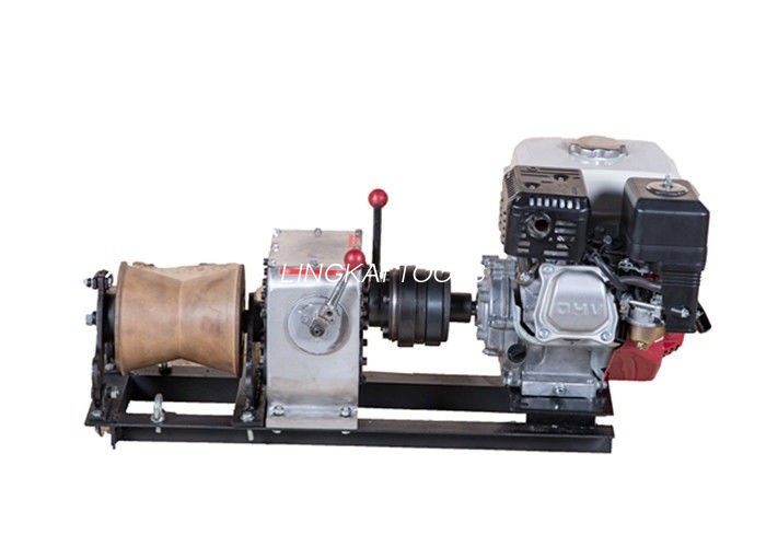 1 tấn công cụ kéo cáp xăng nhỏ 1 tấn với Honda GX160 5.5hp