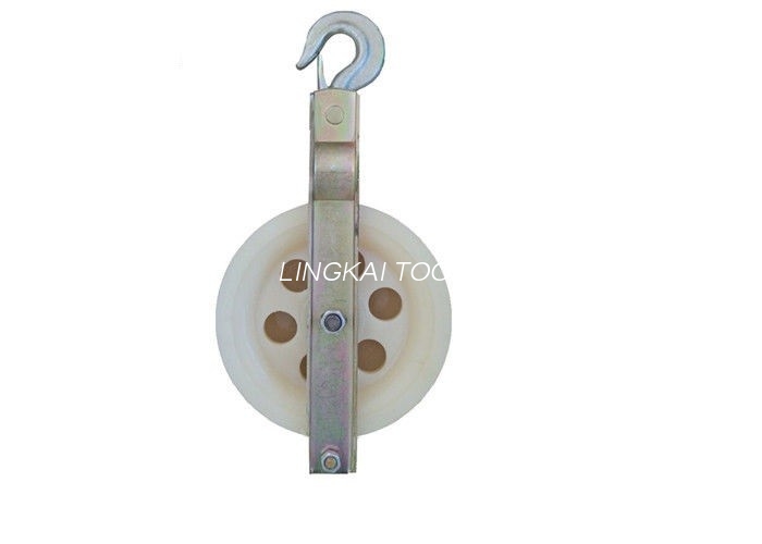 Ròng rọc kéo cáp đơn có móc cho dây dẫn cáp
