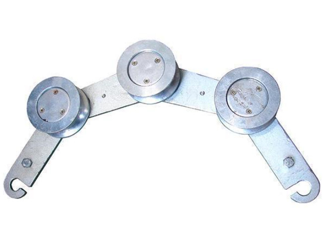 Ròng rọc kéo cáp khối đất SHL75D cho dây dẫn / dây thép