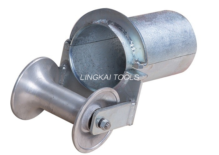 Chuông miệng loại cáp kéo ròng rọc có thể khóa 4,9kg cuộn cáp con lăn mặt đất