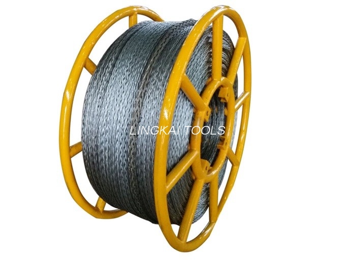 Dụng cụ lắp dựng tháp hình lục giác Sáu hình vuông Dệt thép để kéo cơ khí