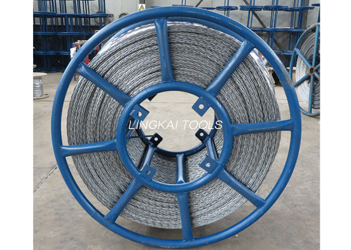 Thiết bị kéo cáp mạ kẽm lục giác Dây cáp chống xoắn 6 ô vuông