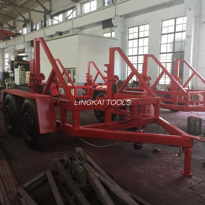 Công cụ cáp ngầm 12 tấn Trailer kéo cáp cho trang web ngầm