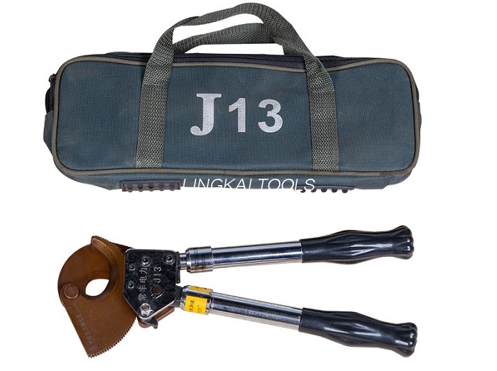 J13 Máy cắt cáp Ratchet bằng tay Dụng cụ xây dựng điện để cắt ACSR