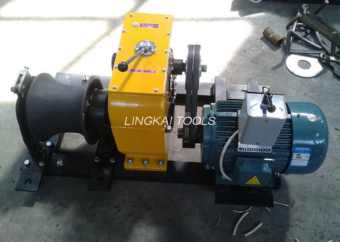 JJM8D Model 80 kN Tinch Tinch Puller Xăng Capstan cho dây cáp