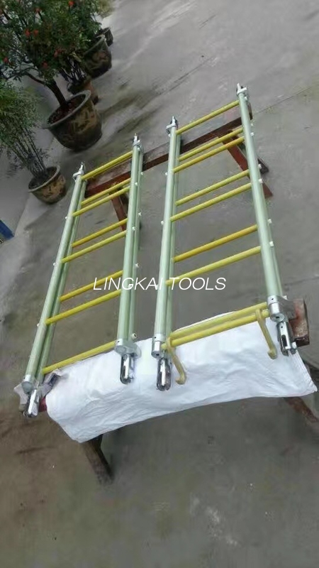 Thang nhẹ cách nhiệt bằng sợi thủy tinh để lắp đặt tháp trên cao