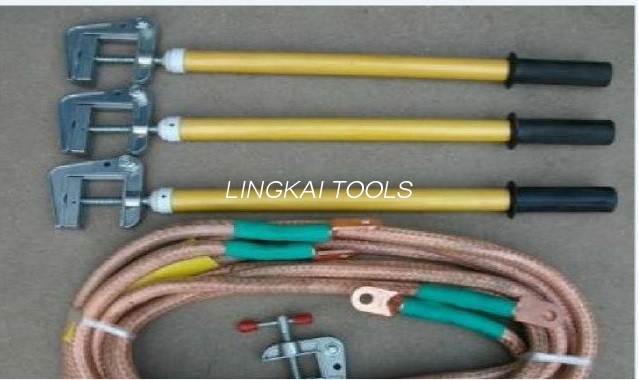 Dụng cụ bảo mật điện áp 35KV Thanh nối đất bằng đồng JDX có kẹp đất