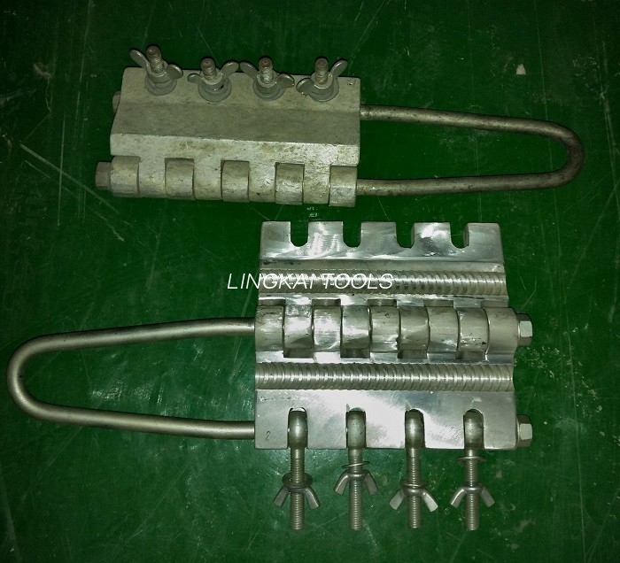 Dụng cụ xây dựng cơ bản 10Ton Loại bu lông Kẹp dây thép tròn cho dây cáp