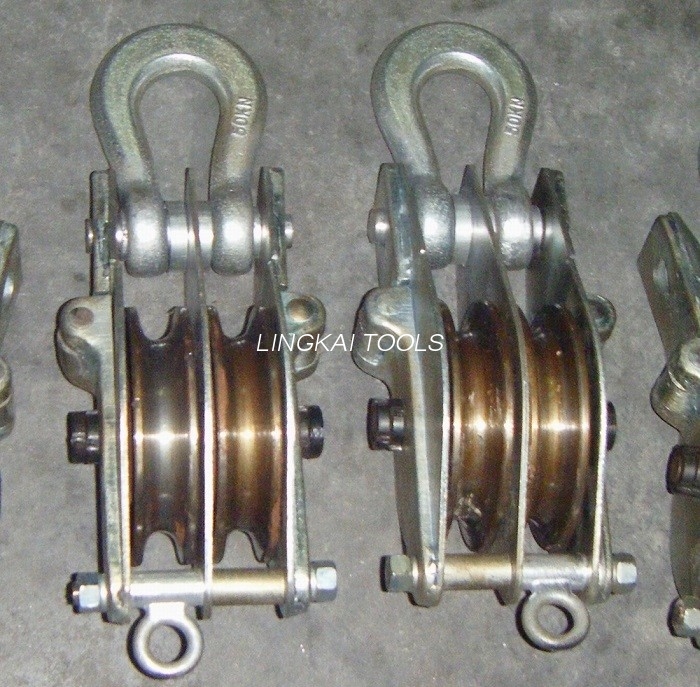 Bộ nâng dây kép QHS 50KN với khối nâng sắt mở cả hai bên