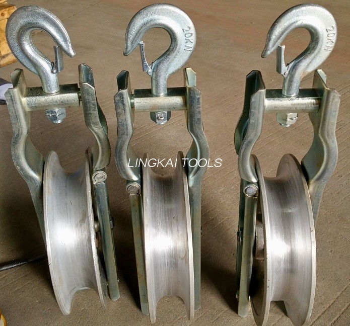 Ròng rọc kéo cáp nhôm đơn SHD 20 KN Khối dây dẫn