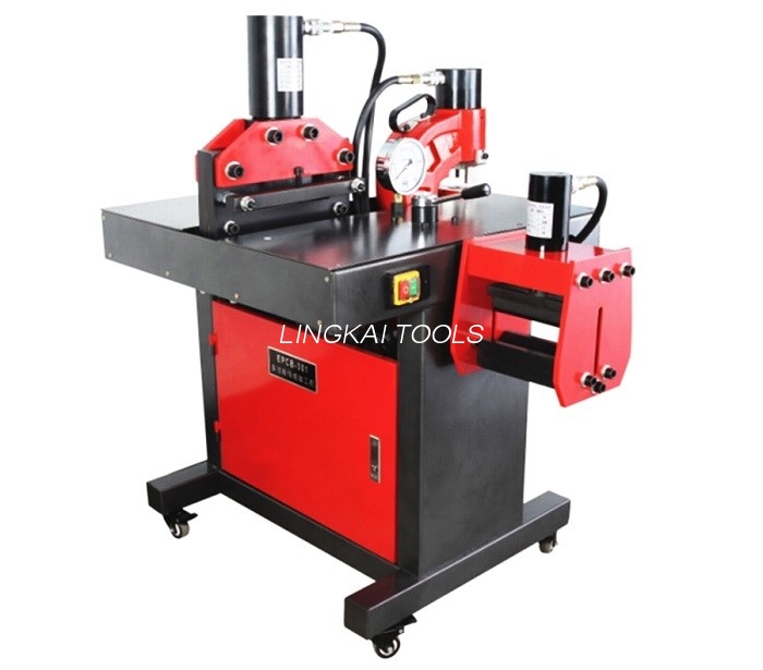 Công cụ uốn thủy lực 220V 50HZ Máy cắt uốn thanh cái cho tấm Al / Cu 150X10mm