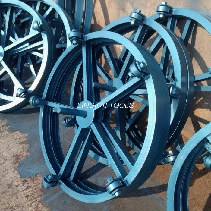 Công cụ cáp ngầm đường kính 1000mm Xoay tấm thép đứng thẳng Bàn xoay trống thanh toán