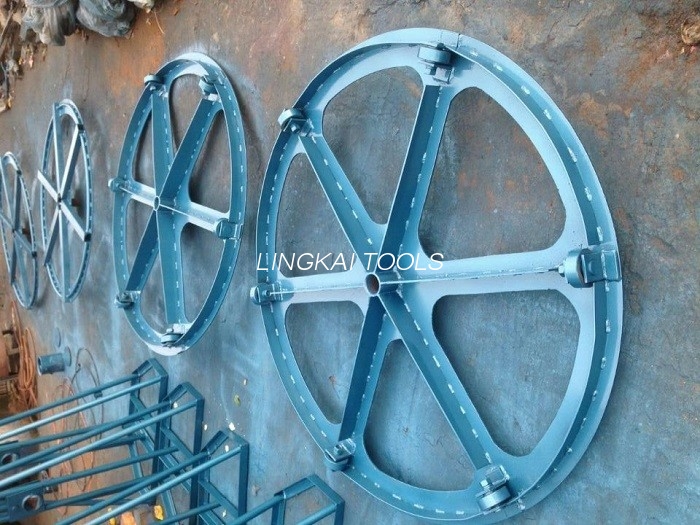 Cuộn dây cáp bàn xoay thanh toán thẳng đứng hạng nặng có hỗ trợ trống cáp 500mm