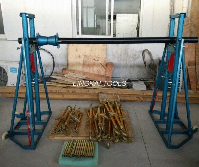 Dễ dàng di chuyển Đế cuộn dây / Giắc trống cáp thang máy 5 - 20 tấn