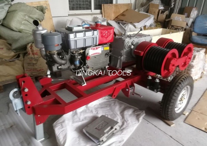 Tời trống đôi Capstan 5 tấn với động cơ xăng Honda / Yamaha
