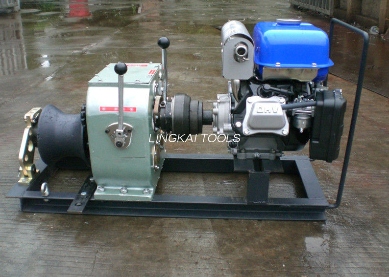 Máy kéo tời cáp dẫn động trục 30KN Tốc độ nhanh cho kết cấu đường dây