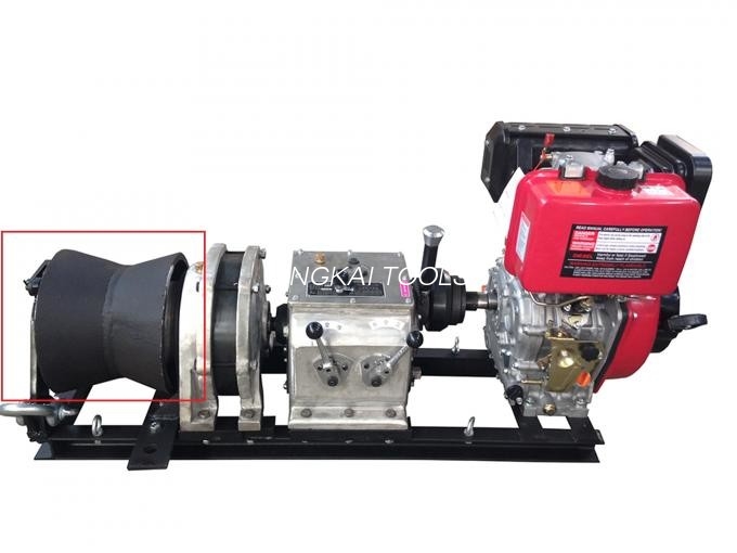 Máy kéo cáp điện động cơ Diesel tốc độ nhanh / Tời dây tời điện 5 tấn