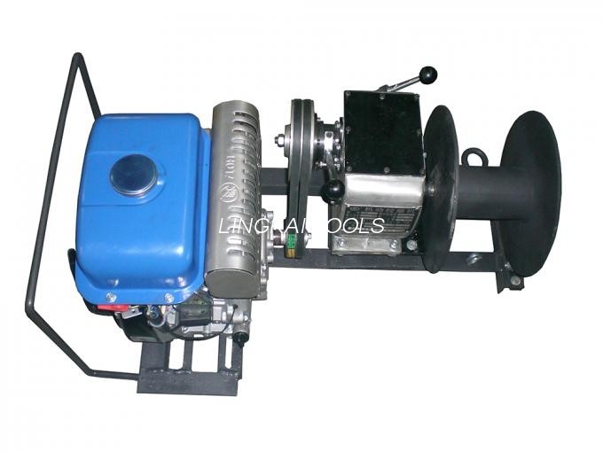 Máy kéo tời cáp chạy bằng khí Công suất 1 tấn Loại di động Tốc độ nhanh 15m / phút