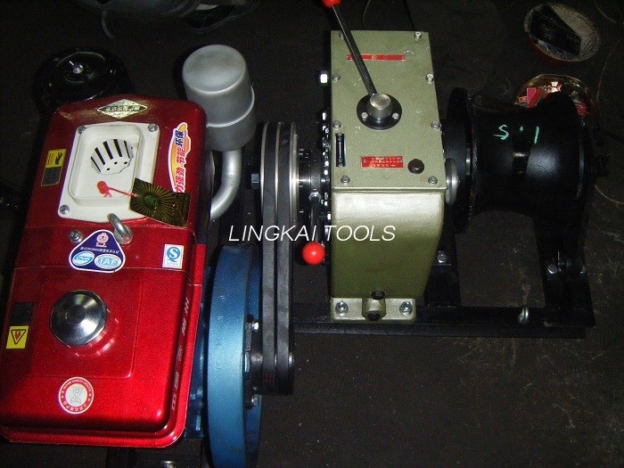 Máy kéo cáp điện 4,41kw với động cơ Diesel 6,6 mã lực Chứng nhận ISO 168kg