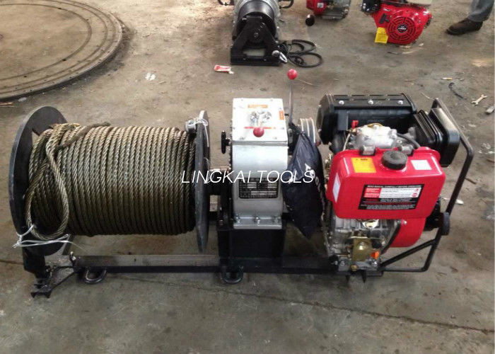 Công suất 30KN Tời kéo điện 3 tấn Kéo / nâng 8m / phút Tốc độ kéo nhanh