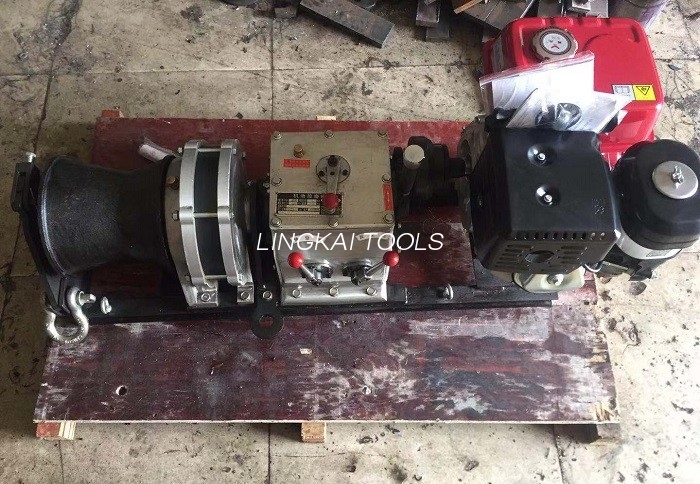 Động cơ Diesel tời kéo cáp tốc độ nhanh đơn Capstan trong xây dựng đường dây