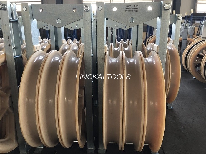 Khối dây dẫn con lăn nylon 660mm cho cáp đi kèm trên cao