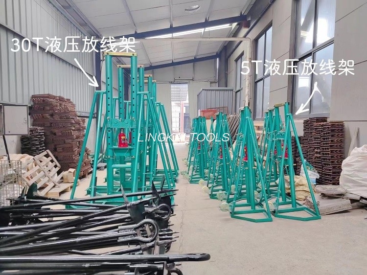 Loại cáp thủy lực Cuộn dây đứng Hỗ trợ Jack tải nặng