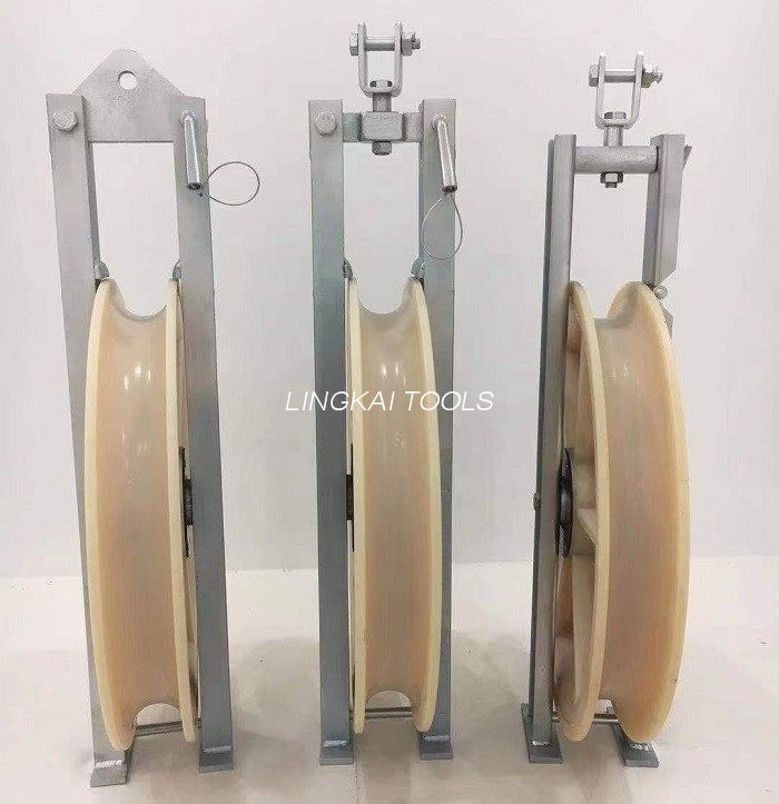 Bánh xe có đường kính lớn 822 Mm Rọc dây dẫn Khối dây ròng rọc
