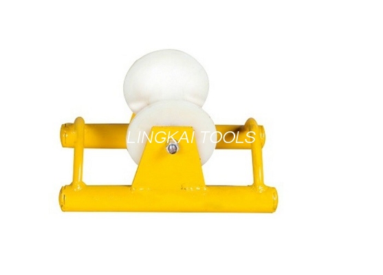 Khung thép Bánh xe nylon Con lăn ròng rọc được trang bị vòng bi tốc độ cao