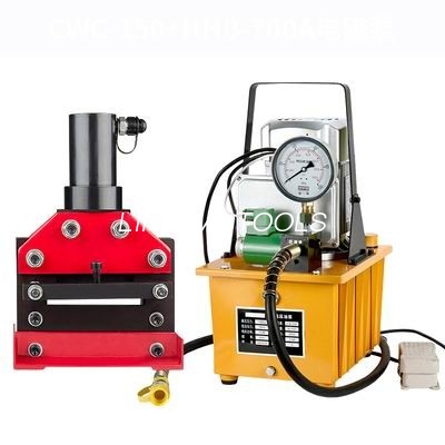 Dụng cụ cắt thanh cái 30T Dụng cụ cáp ngầm cho tấm đồng / nhôm 12 mm 200mm